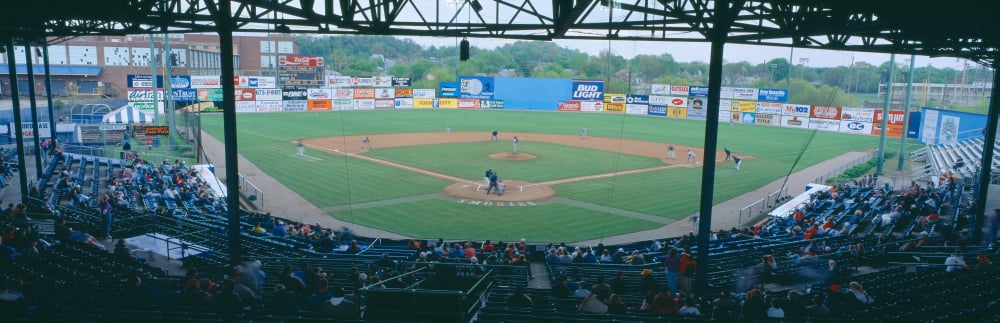 Bill Meyer Stadium AA Southern League Greenville South Carolina Canvas Art - Panoramic Images (27 x 9)