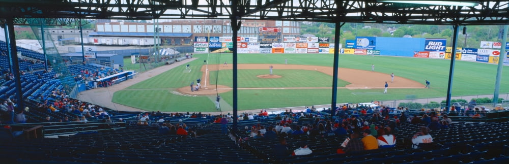 Bill Meyer Stadium AA Southern League Greenville South Carolina Canvas Art - Panoramic Images (36 x 12)
