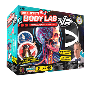 Abacus Brands Bill Nye Scientific Exploration Anatomical Stethoscope VR Body Lab Science Kit for Kids