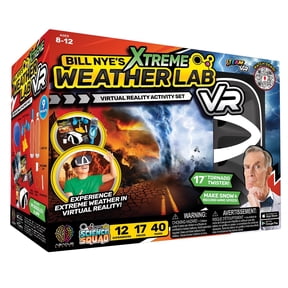 Abacus Brands Bill Nye VR Weather Lab Science Kit for Kids, STEM Toys, VR Goggles Included