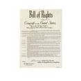 thumbnail image 1 of Bill Of Rights Lifesize Standup Standee Cardboard Cutout Poster, 1 of 3