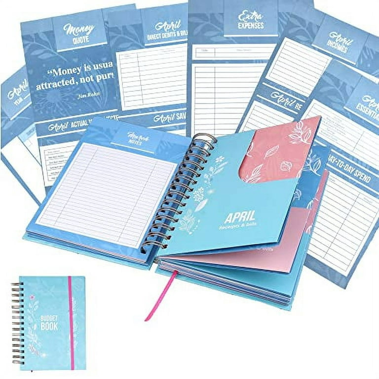 Budget Planner - Monthly Budget Book 2024 with Expense & Bill Tracker -  Undated 12 Month Financial Planner/Account Book to Take Control of Your  Money