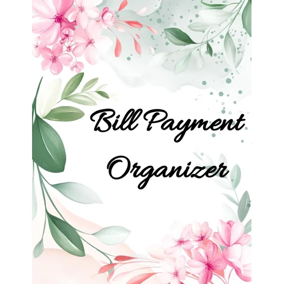 Bill Payment Organizer Undated Monthly Budget Tracker Planner Notebook Expense