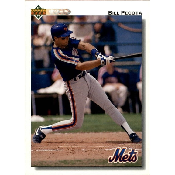 Bill Pecota 1992 Upper Deck MLB #793 Baseball Card New York Mets