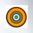 thumbnail image 1 of Bill'S Circle Poster Poster Wall Art, Modern Wall Decor For Living Room Bedroom, 30x30 UNFRAMED, 1 of 3
