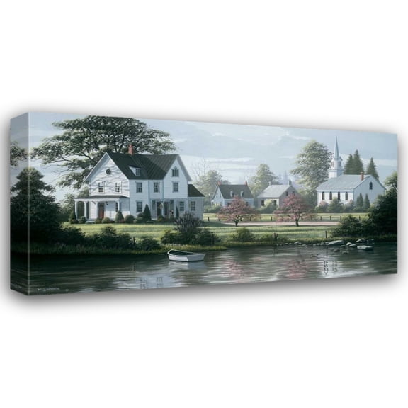 Bill Saunders 18x11 Gallery Wrapped Canvas Wall Art Titled - Rivers Edge