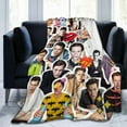 thumbnail image 1 of Bill Skarsgard Blanket Soft and Warm Lightweight Fluffy Throws Blankets Rug Carpet Gift for Beach Yoga Bedroom Living Room Decoration Sofa Camping Trip Dorm Decor All Season, 1 of 6