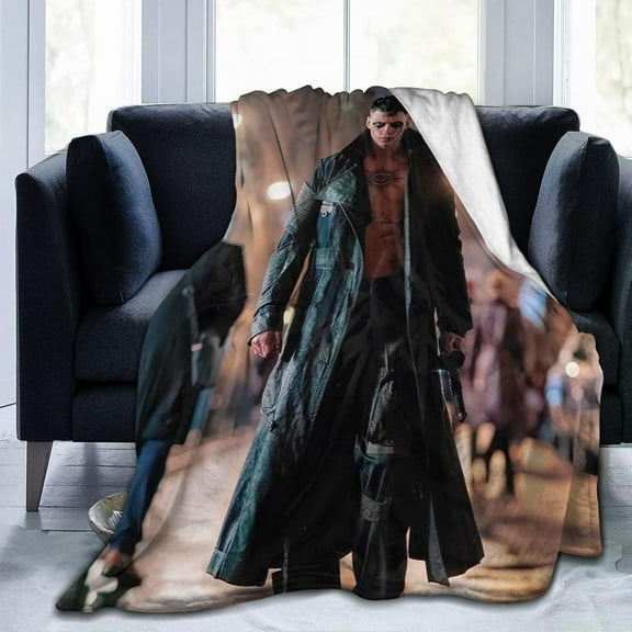Bill Skarsgard Fleece Blanket for Couch - Throw Blanket Lightweight Bill Skarsgard Merch Super Soft Cozy Luxury Bed Blanket Microfiber and Throws for Sofa