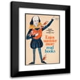 thumbnail image 1 of Bill Sokol 11x14 Black Modern Framed Museum Art Print Titled - Enjoy Summer More, Read Books (1966), 1 of 5