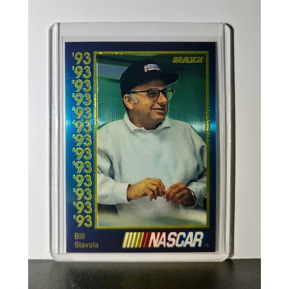 Bill Stavola 1993 Maxx Premier Plus Racing #110 NASCAR Stavola Brothers Racing