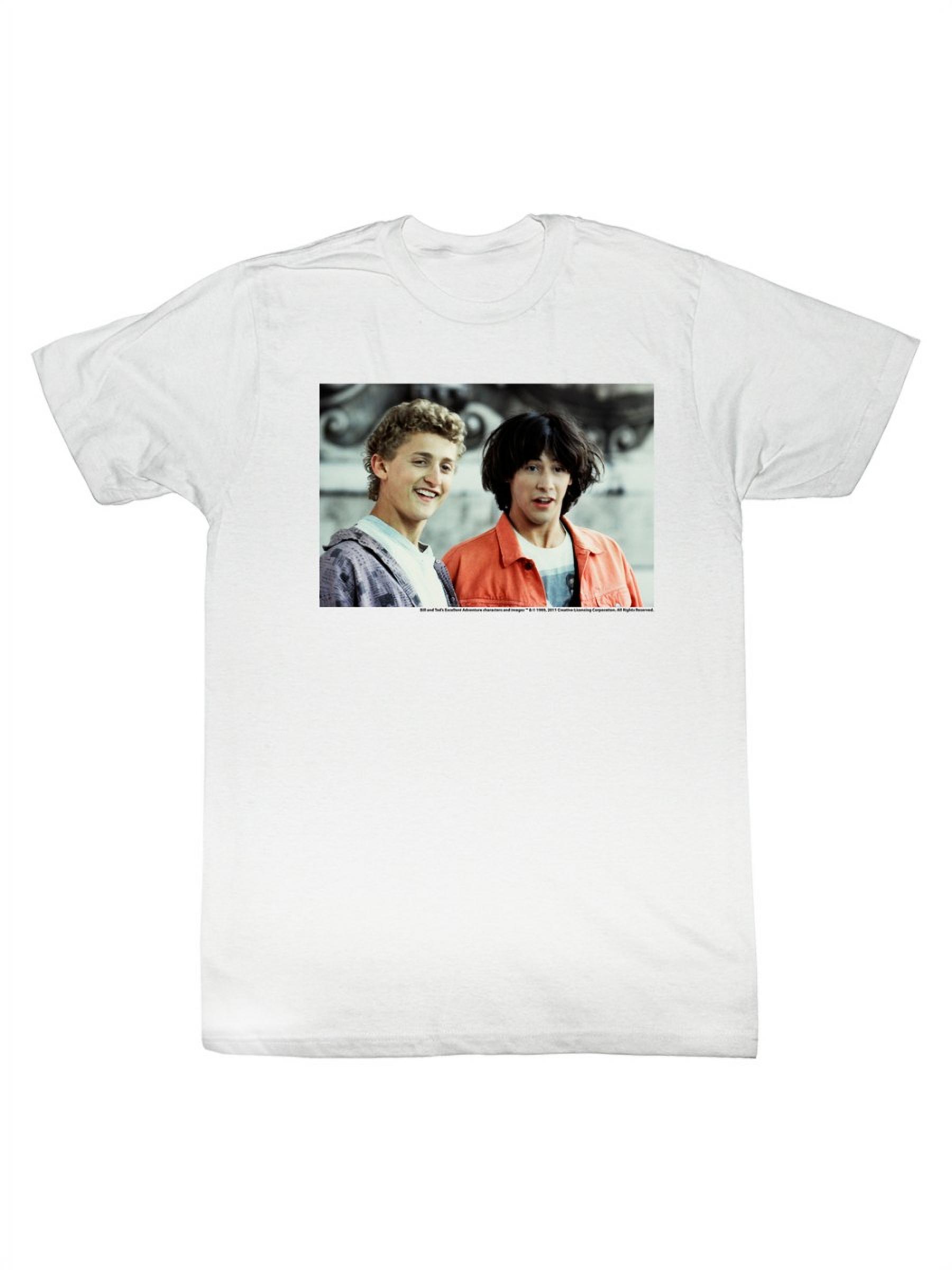 Bill&Ted's Excellent Adventure SciFi Comedy Movie The Dudes Adult T-Shirt - image 1 of 2
