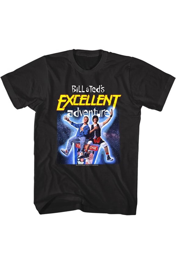 Bill & Ted's Excellent Adventure Space Poster Men's T-Shirt