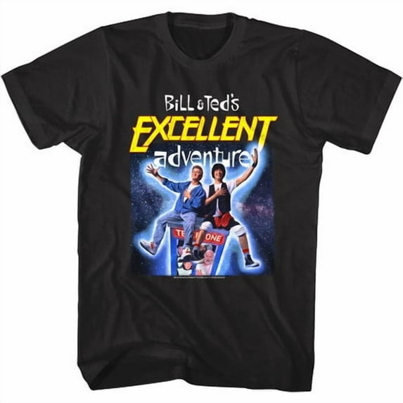Bill & Ted's Excellent Adventure Space Poster Men's T-Shirt