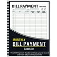 thumbnail image 1 of Bill Tracker Notebook Bill Organizer Expense Tracker Notebook Year Monthly Bill Payment Checklist Durable Financial Planner Notebook Family Personal Management Notebook 8.66x11 Inch (1Pcs), 1 of 8