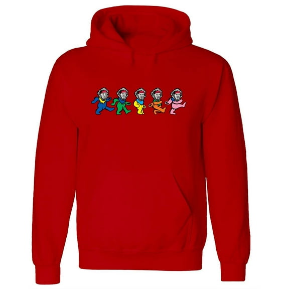 Bill Walton Portland Boston Dancing Bears Hooded Sweatshirt Hoodie