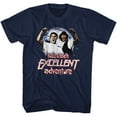 thumbnail image 1 of Bill and Ted Excellent Navy Adult T-Shirt, 1 of 2