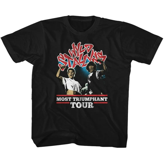 Bill and Ted Most Triumphant Black Youth T-Shirt