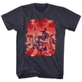 thumbnail image 1 of Bill and Ted Shadows Navy Heather Adult T-Shirt, 1 of 2