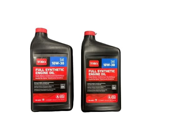 Bill's Place Toro 138-6053 Full Synthetic 10W-30 Oil (2 Pack), Black, 138-6053=2