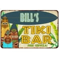 thumbnail image 1 of Bill's TIKI BAR Island Sign Metal Wall Decor 12 x 18 Matte Finish Metal 112180058046, 1 of 1