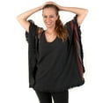 thumbnail image 1 of Billabong - Good Hearted Juniors Fleece Poncho Sweater, 1 of 1