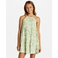 thumbnail image 1 of Billabong Kids' Girls' Youth To The Beach Tiered Knit Halter Top A-Line Dress (XX-Small, Willow), 1 of 4
