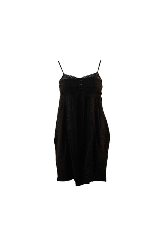 - Lace Black Juniors Tube Top Dress