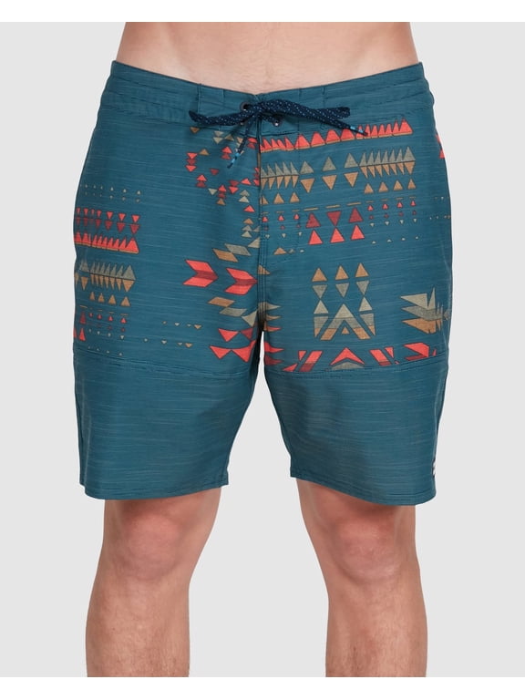 Men's Boardshorts Sundays Split Lotide 18" Swimming Trunk Shorts (36, Navy)