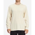 thumbnail image 1 of Billabong Men's Essential Wave Vintage Washed Premium Long Sleeve Tee T-Shirt (Medium, Bone), 1 of 5