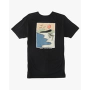 BILLABONG Men's Hawaiian Beach Tropics T-Shirt Tee in Black (Small, Black)