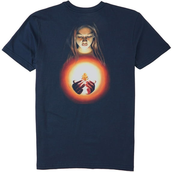 Billabong Men's Kamea Poiwena Premium Tee T-Shirt (Small, Navy)