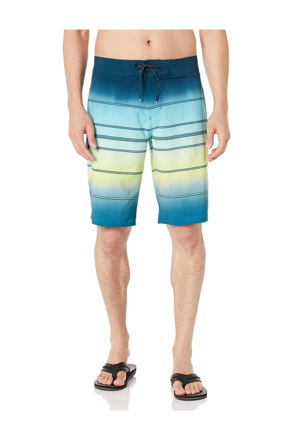 Men's Standard 20 Inch Outseam Performance Stretch All Day Pro Boardshort, Midnight, 30