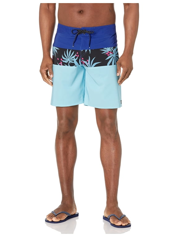 Men's Standard 4-Way Performance Stretch Tribong Pro Boardshort, 19 Inch Outseam, Coastal