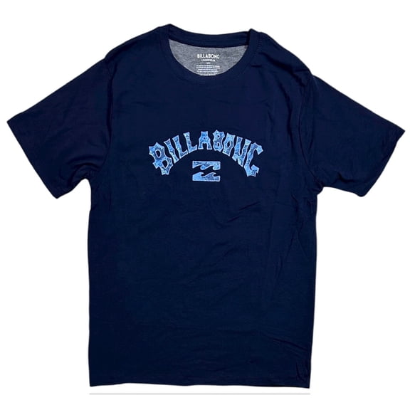 Billabong Men's T-Shirt Arch Logo Super Soft Stretchy Loungewear Tee (Small, Navy)