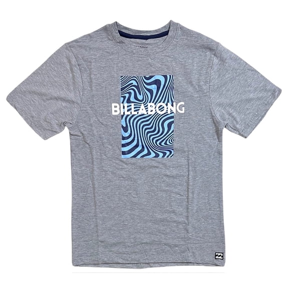 Billabong Men's T-Shirt Spiral Logo Super Soft Stretchy Loungewear Tee (X-Large, Heather Grey)