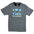 thumbnail image 1 of Billabong Men's T-Shirt Tropical Hawaiian Floral Logo Stretchy Loungewear Tee (X-Large, Heather Grey), 1 of 3