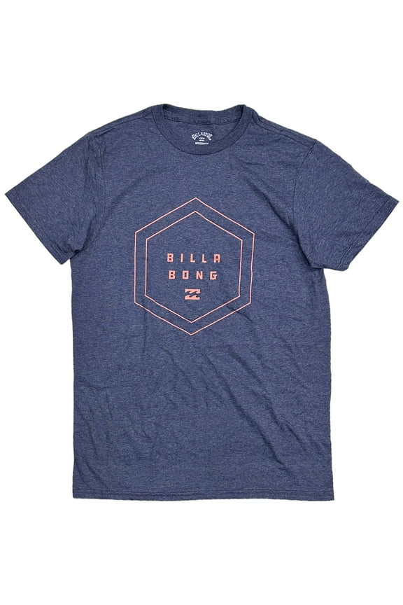 Men's Trademark Logo Premium Tee T-Shirt in Blue Heather (Medium, Blue Heather)