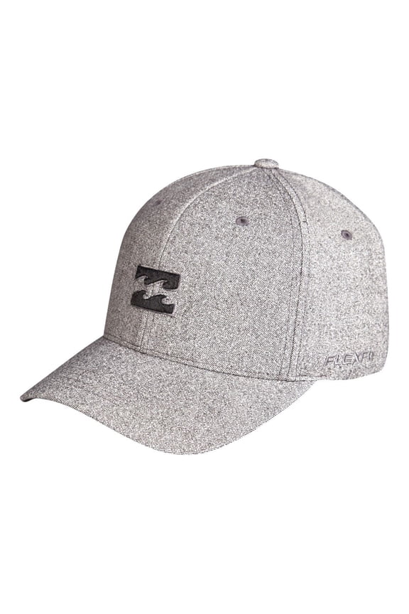 Mens 6 panel Flexfit Cap ~ All Day Flexfit silver
