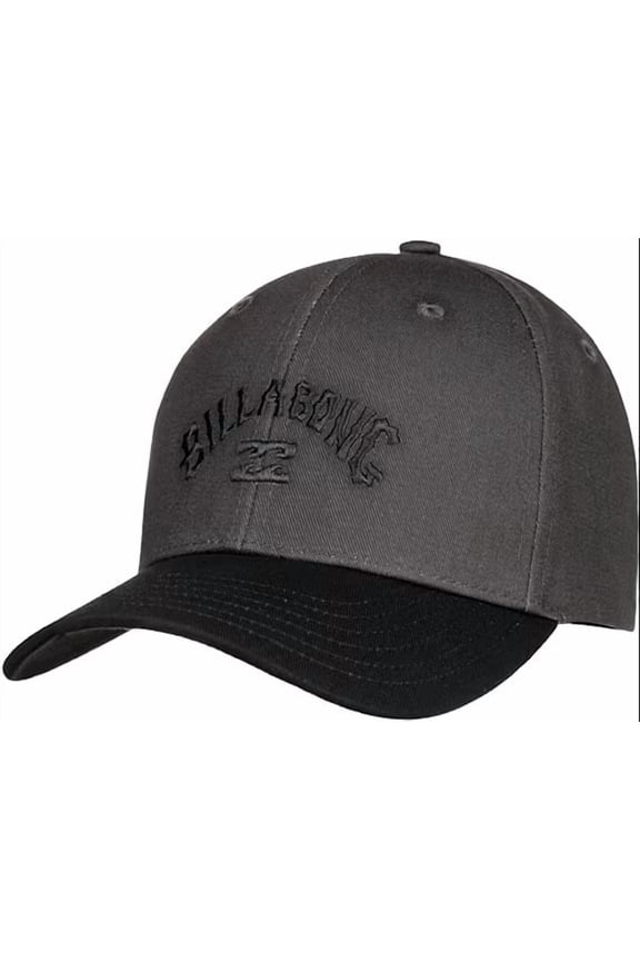Mens Curve Snapback Cap ~Arch charcoal