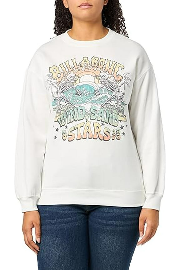 SALT CRYSTAL Women's Wind in Your Hair Pullover Sweatshirt, US Medium