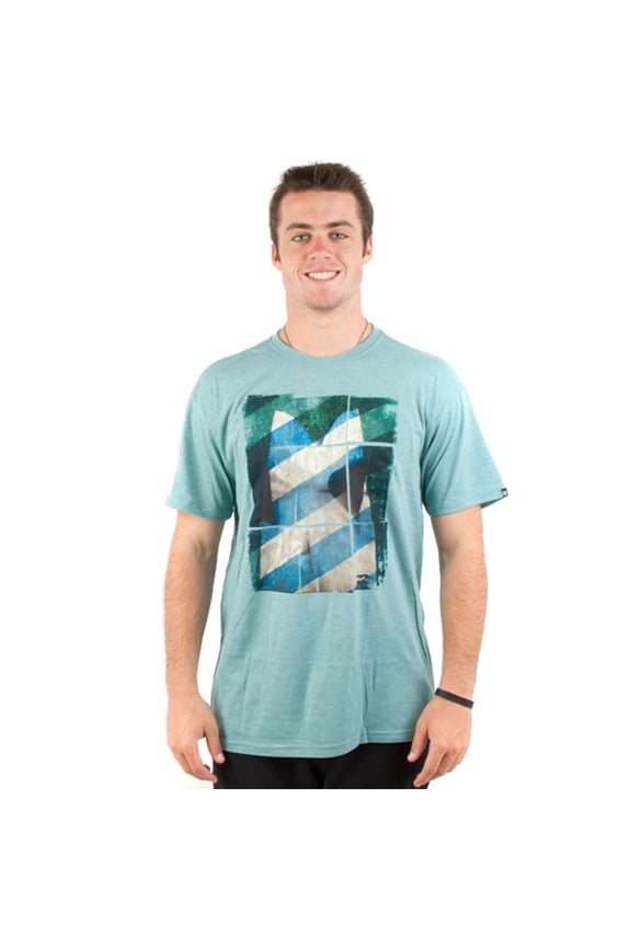 - Twin Fin Light Jade Heather T-Shirt - Medium