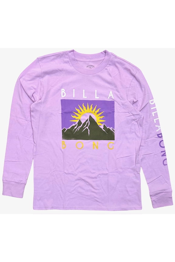 Women's A/Div Organic Soft Cotton Long Sleeve Tee T-Shirt (Medium, Lilac Smoke)