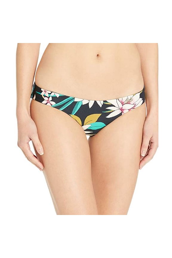 Women's Lowrider Bikini Bottom, Black Pebble, Large