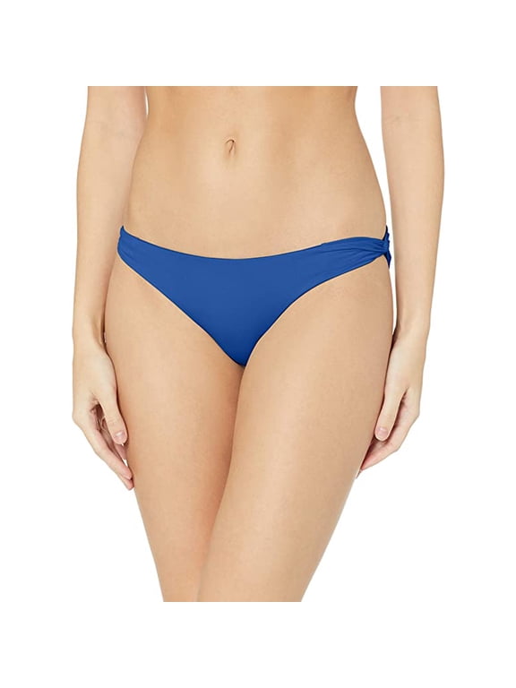 Women's Lowrider Bikini Bottom, Sapphire Blue, Medium