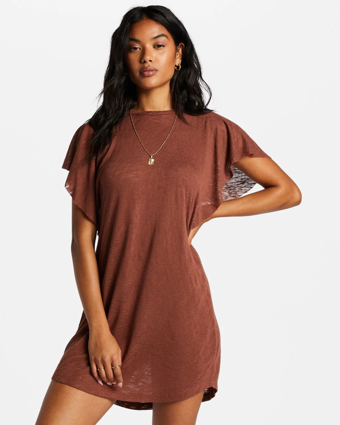 billabong brown dress Billabong Summer Sun Mini Dress