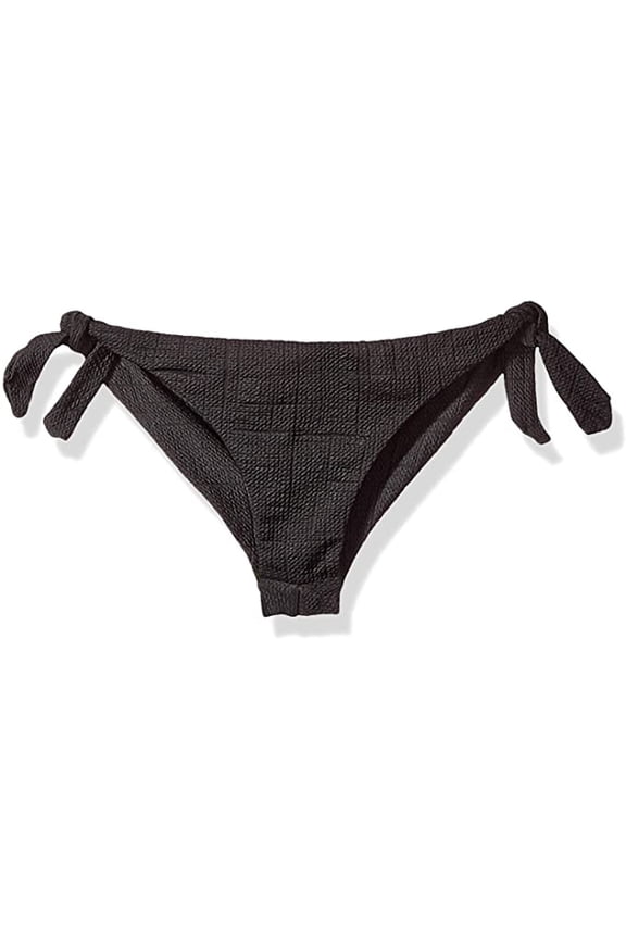 Women's Sweet Sands Tanga Bikini Bottom, Black Pebble, Large