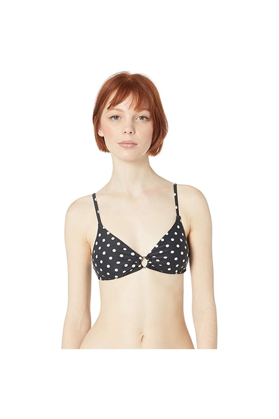 Women's True That Trilet Bikini Top, Black Pebble, Large