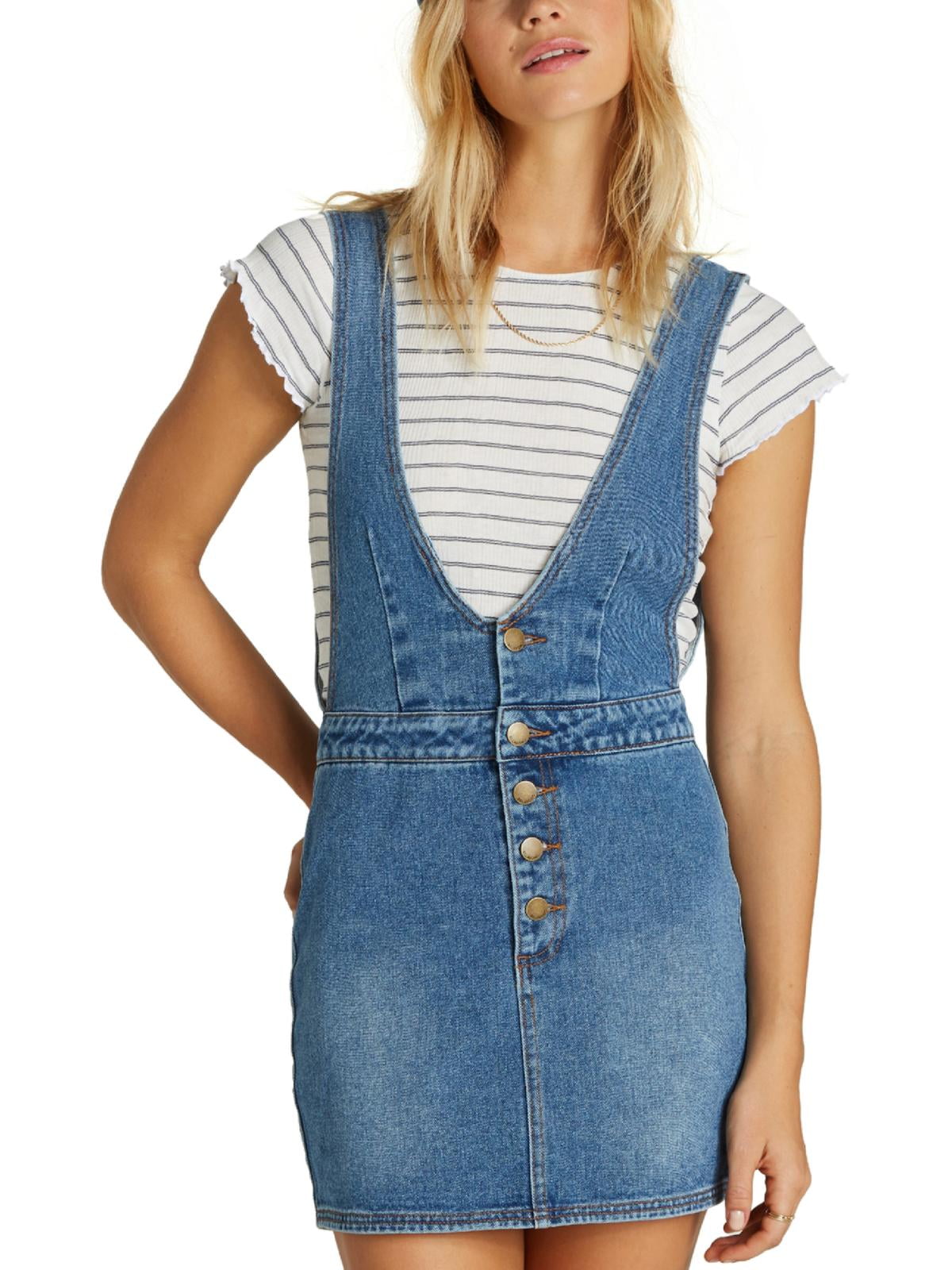 Billabong Womens Summer Short Mini Dress Blue S Walmart