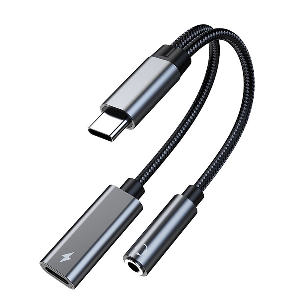 Billbianc MAle USB C to 3.5mm Headset Adapter with Fast Charging Dongle ...