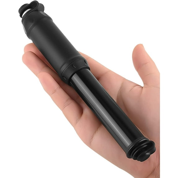 Billbianc Mini Bike Pump for All Bike Tires with Presta to Schrader Valve Cable, Retail Packaging